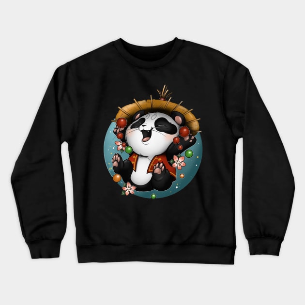 panda Crewneck Sweatshirt by sample the dragon